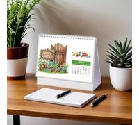 2026 Standing Desk Calendar DIY Diamond Art Painting Monthly Flip Desktop Calendar with To Do List Calendars Planner for Home Office-2026,Daily Planning Gifts for Friends Lovers
