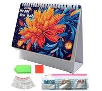 2026 Standing Desk Calendar - Upgraded DIY-Diamond Art Painting Monthly Flip-Desktop Calendar with to-Do-Lists Desktop CalendarPlanner for Home Office