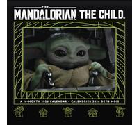 2026 Star Wars Mandalorian - Grogu (Bilingual French) Mini Wall Calendar (English and French Edition)