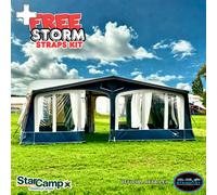 2026 StarCamp Valor AiR size 13 Full Inflatable Caravan Awning | 950-975cm
