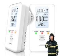 2026 Steadfast Haven Pro 4-in-1 Detector, with HD Digital Display - Protect Your Home with Haven, Easy Setup, Plug Play, Energy-Efficient Design, for Home, Rv, Hotel (1PCS)