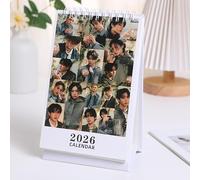 2026 Stray Kids Desk Calendar - Kpop Idol Photo Calendar + Photo card Set Option (Type A-2026 Calendar only)