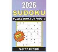 2026 Sudoku: 365 Daily Puzzles for Teens and Adults - Easy to Medium with Solutions: Travel-Size Sudoku Book with Easy to Medium Puzzles - Perfect Gift, Stocking Stuffer, or Travel Companion