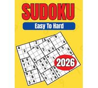 2026 sudoku easy to hard: 1000 sudoku puzzles for adults