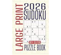 2026 Sudoku Puzzle Book: 200 Fun Large Print Puzzles, 2 Per Page with Solutions in 6 x 9 Inches, 138 Pages - Great for Seniors, Adults, and Teens