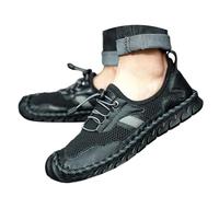 2026 Summer Large Sized Men's Sandals Breathable Perforated Casual Mesh Shoes Sports Mesh Quick Drying Hiking Shoes Easy Steps from Sunrise to Sunset