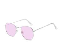 2026 Sunglasses man Fashion Mirror Retro Sun Glasses Male Vintage Shades Classic Metal Polygon