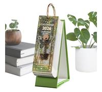 2026 Table Calendar - Classic Artistic Desk Planner for Desks, Vintage Oil Painting Calendar with Monthly Layout, Elegant Decorative Display, My Accessory