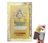 2026 Tai Sui Card - Auspicious Slim Keepsake - Horse Year Copper Tai Sui Card,for Wallet Dorm Bedroom Nightstand Commuting Family Friends Collectors Teens Classmates