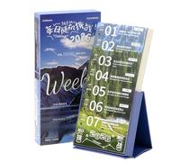 2026 Tear Off Calendar | Positive Words Planner | with Magnet Base Challenge Theme Daily Desk Calendar | for Home Workplace Dorm Apartment House Bedroom Living Room Nursery Shop