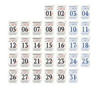 2026 Tearable Desk Calendar 365 Day Tear Off Daily for Journal Planner Daily Planning Schedules Organization Handbook Decoration