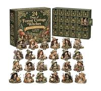 2026 The Five Covens Witchy Advent Calendar | 24-Days Witchy Magic Advent Calendar,Spooky Mystery Surprise Gift for Girls & Witch Lovers, Desktop Decor