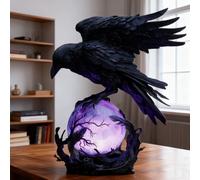 2026 The Mysterious Crow LED Light On The Luminous Sculpture In Gothic Style