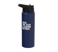 2026 the Year a Legend Retired - Farewell Party Snarky Stainless Steel Insulated Water Bottle