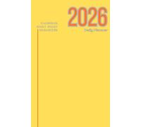 2026 the yellow journal: Daily diary, everyday log book,