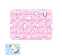 2026 Thickened Ice Pet Pads, Cooling Mat for Dogs/Cats, Pet Playmat, Portable Summer Pet Mat, Scratch Toy Dog Cool Ice Pad，For Outdoor & Indoor Pets To Play And Feel Cool (Pink, L)