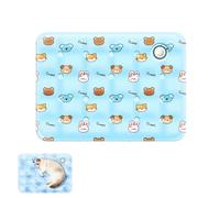 2026 Thickened Ice Pet Pads, Cooling Mat for Dogs/Cats, Pet Playmat, Portable Summer Pet Mat, Scratch Toy Dog Cool Ice Pad，For Outdoor & Indoor Pets To Play And Feel Cool (Sky Blue, S)