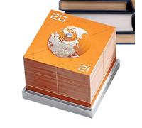 2026 Time-piece Calendar, Earth Globe Decoration for Desk, Notepad for Workplace, for Gift, Office, Home, Home, Students, Teachers, Bedside Table, Reception Area