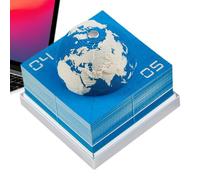 2026 Time Piece Year Calendar | Globe Shape Table Decoration,Desk Decoration Notepad | For Office Home Office Apartment School Meeting Room Reception Hall Bedside On The