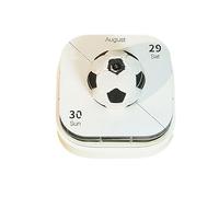2026 Time Shaped 3D Calendar | LED Football Notepad with Sculpture | Memo Pad 3D Artistic Sticky Notes for Office Decoration Christmas Gift Hanging Rack