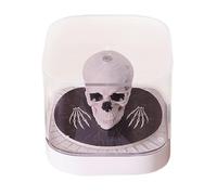 2026 Timepiece Calendar, 3D Skull Shape Paper Sculpture Notepad, Paper Sculpture Art Calendar, for Office, Executive Assistants, College, Students, Teachers, Desk, Bedside Table