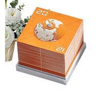 2026 Timepiece Calendar, Earth Globe Shape Desk Decoration - Paper Sculpture Notepad - For Office School Birthday Freelancer Teacher Student Bedside Dressing Table