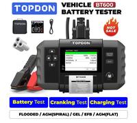 TOPDON BT600 12V Car Battery Tester Cranking Charging Analyzer 100-2000CCA UK