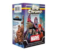2026 Topps Chrome® Marvel Comics - Value Box (4 Cards Per Pack. 8 Packs Per Box.) Find exclusive Fantastic Four anniversary inserts!