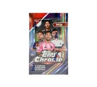 2026 Topps Chrome MLS Major League Soccer Hobby Box | 2 Autographs per Box, 200 Base Cards, Chrome Finish, Colorful Parallels, MLS Stars & Legends