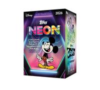 2026 Topps Disney Neon - Value Box contains 35 cards with two Base Card Diamante Parallel cards per box.