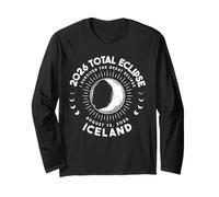 2026 Total Solar Eclipse Iceland Survived The Great Eclipse Long Sleeve T-Shirt
