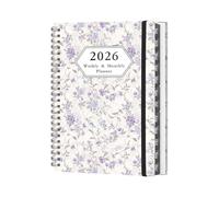 2026 Travel Journal and Schedule Notebook Smooth Writing Compact Daily Work Planner