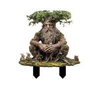 2026 Tree Man Fairy Earth Statue Whimsical Garden Stakes Acrylic Unique 2D Decoration for Patio Imaginative Garden Design