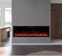 2026 Truflame™ 50Inch Wide Black Wall Mounted Electric Fire