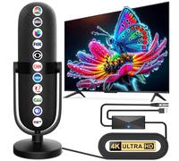 2026 TV Antenna,Antenna for Smart with 360° Signal Booster Reception,Digital Antenna 2500+ Miles Range Support 8K 4K 1080p Televisions,Antenna for Local Channles-HD TV Antenna Indoor-25ft Coax Cable