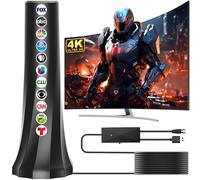 2026 TV Antenna Indoor,Antenna for Smart TV,HDTV Antenna for Local Channels 2500+ Miles Range,Digital Antenna Indoor Supports 4K 8K 1080p All TVs-HD Antena 20FT Coax Cable