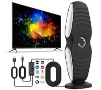 2026 TV Antenna Indoor for Smart TV, Digital Antenna for Local Channels | 3000+ Miles Long-Range Reception with Magnetic Base with Amplifier Signal Booster,Support 4K 1080p/ Older TVs