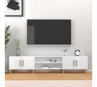 (high gloss white) vidaXL TV Cabinet TV Stand Media Cabinet TV Unit Sideboard Engineered Wood