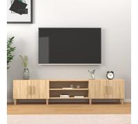 vidaXL TV Cabinet Sonoma Oak 180x31.5x40 cm Engineered Wood