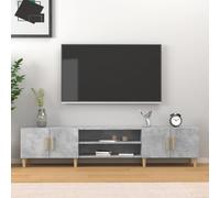 Vidaxl Tv Cabinet Concrete Grey 180X31.5X40 Cm Engineered Wood