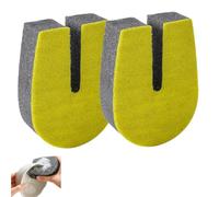 2026 U-shaped Double-sided Sponge Cleaning Brush. A U-shaped double-sided sponge crevice cleaning tool with a grooved design to prevent scratching. Suitable for cups, dishes, knives, and cookware.