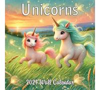 2026 Unicorns Monthly Wall Calendar | 12" x 24" | Calendar 2025-2026