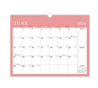 2026 Unique English Illustrations Wall Calendar, Macaron, B