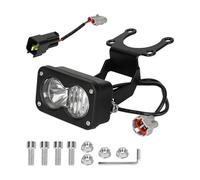 2026 Universal Outdoor Bicycle Headlight with 20 W LED Technology, Plug and Play Connection, Wide Voltage Range for All Cyclists (White, 7.7 x 4.5 cm)