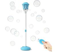 2026 Upgrade Automatic Bubble Machine for Kids Outdoor, Rechargeable Stand Bubble Maker Torch with Light Music, Adjustable Bubble Torch Garden Lamp for Outdoor Party Wedding Garden Patio (pink)