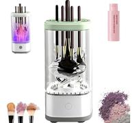 2026 Upgrade Bellaclean Makeup Brush Cleaner, Bellaclean 3 In 1 Electric Brush Cleaner, Multi-Use Efficient Deep Cleaning All Types Of Brushes (White, Plug-in type)