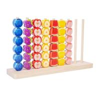 2026 Upgrade Color Matching Stacking Puzzle Game, Rainbow Wooden Color Stack ColorMatching Challenge Sk Motor Fine & Game,