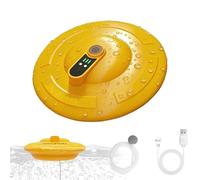 2026 Upgrade IPX7 Floating & Rechargeable Bait Bucket Aerator, Magnetic Ultra-Quiet, 2000MAH Rechargeable Oxygen Pump for Bait Bucket for Live Baits, Fishing Bubbler for Kayak, Shore & Boat (Yellow)
