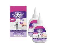 2026 Upgrade Mould Remover Gel, Mould Remover Gel, Suitable For Bathroom And Kitchen Tile Gaps, Wall Cleaning, Safe Formula That Does Not Damage The Surface, Bathroom Sealant White Anti Mold (2pcs)