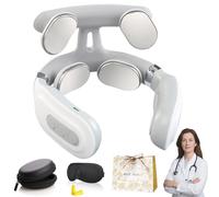 2026 Upgrade Neck Massager for Neck Pain, Portable Neurorelief Device for Necks, Technology 2.0, Behind Pain & Headaches, 4 Modes & 16 Levels, for Home, Office, Travel (1PC)